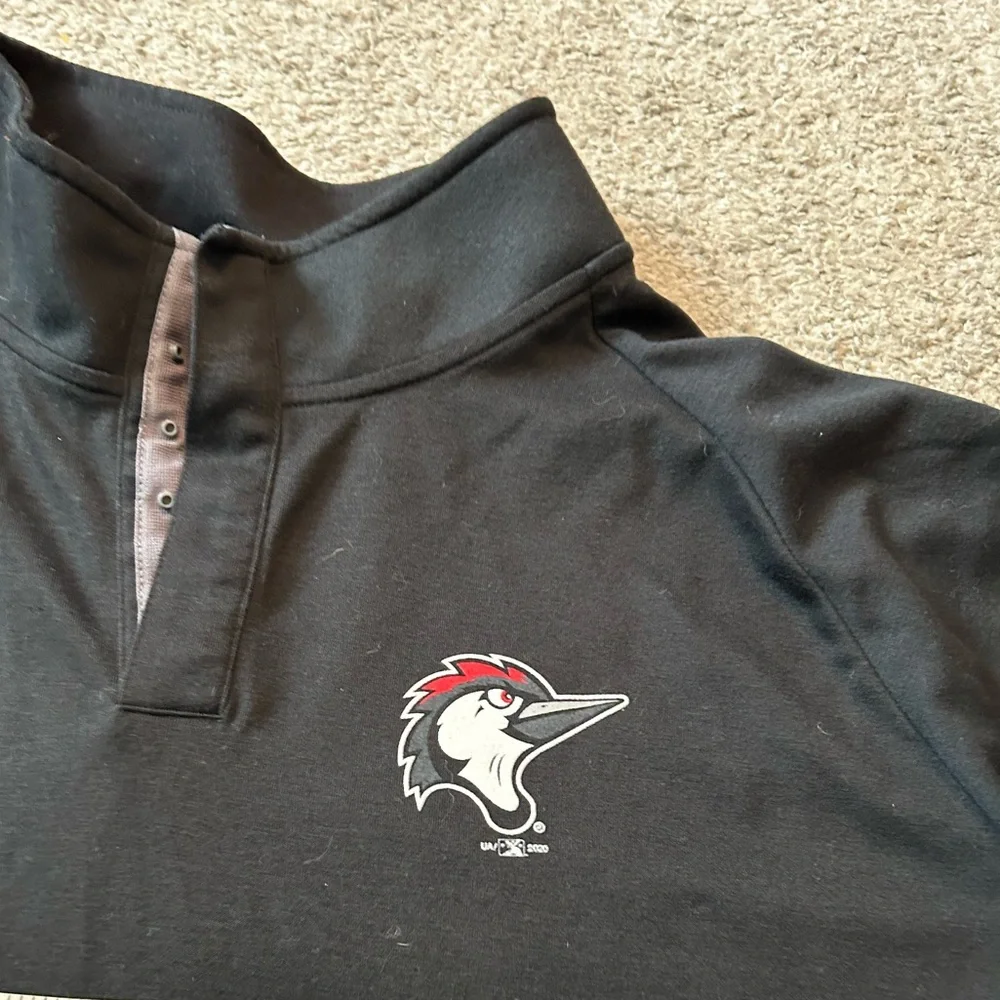 Under armour‎ Fayetteville woodpeckers 3XL black quarter snap pullover black